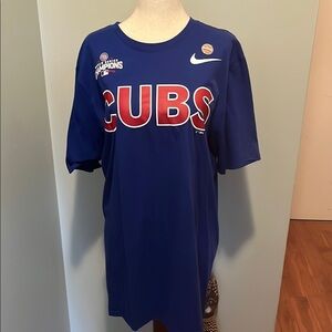 Nike Blue Cubs Champions T-Shirt NWOT